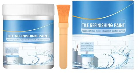 Kit Rifinitura Vasche e Piastrelle,300g Stucco Riparatore | Kit Vernice Per Doccia,Per Crepe, Doccia, Bagno, Piano Di Lavoro, Parete, Armadietto, WC, Interni, Ceramica, Porcellana