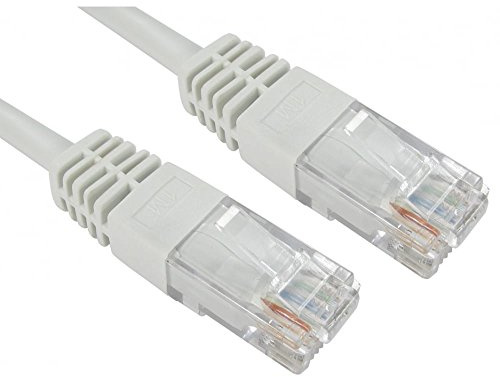Alida Systems 5m Professional Network Cable - White - Premium Quality (26 AWG 100% Copper Wire) / CAT5e (enhanced) / RJ45 / Ethernet/Patch/LAN/Router/Modem / 10/100