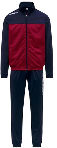 Kappa Alfon Traje de baño, Granata Rouge/Bleu Marin, S para Niños