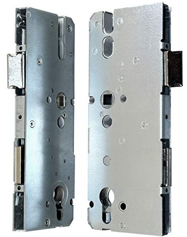 KFV Reparatur Schlosskasten Hauptschloss AS 8092 Dornmaß: 55mm (52mm) / Entfernung 92mm, incl. SN-TEC Montagematerial zum Schrauben und Nieten & SN-TEC Montageanleitung