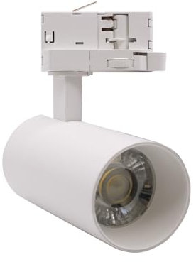 Faretto LED 20W Binario Trifase Bianco con Switch CCT 3 colori Selezionabile