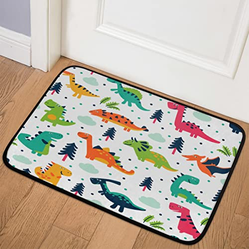 SEEKJOYS Teppichmatte mit Anker und Streifen, bedruckt, mit rutschfester Unterseite, für den Außenbereich, 50,8 x 78,9 cm, Meeresmuster, Heimdekoration, Teppichmatte