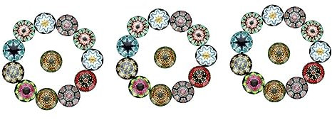 Beavorty 3sätze Bunten Runden -cabochons Für Diy Schmuck Bastelprojekte Und Dekoration Vielseitige -patches Für Kreative Anwendungen