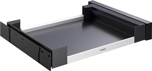 BLANCO Flat Drawer 60 Schwenktür | Aluminium | [40x51,8x7,5 cm] | für 60 cm breite Unterschränke