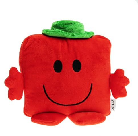 Pelucho - Bouillotte Monsieur Madame - Monsieur Costaud - Bien-Être, Chaleur et Douceur - Peluche Micro-Ondable - Grains de Blé et Fleurs de Lavande - Fabriquée en France