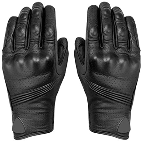 CHICIRIS Motociclisti Moto Piena in Pelle Protettiva per Uomini e Donne Versatile Uso Usura Migliorato Design Migliorato Resistenza Alla Presa Leggera Traspirante (XXL)