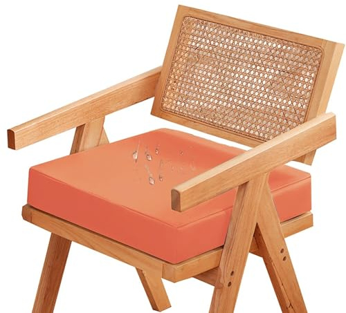 Cojín para Silla de Exterior/Interior 30x30cm/40x40cm/50x50cm/45x45/55x55cm Impermeable Cojines Sillas Jardin para Terraza y Terraza Cojines Cojín Asiento Comedor(P8,30X30X3cm)