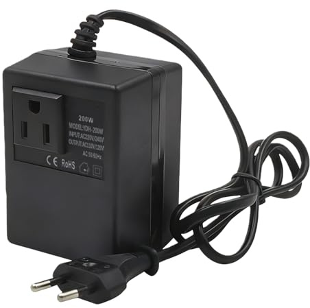 Convertidor De Voltaje,200W AC 220V A 110V TransformadorS Reductor,TransformadorS De Potencia,Transformador De Voltaje Para Carga De Teléfonos Móviles,Luces Navideñas,Afeitadoras,Ventiladores