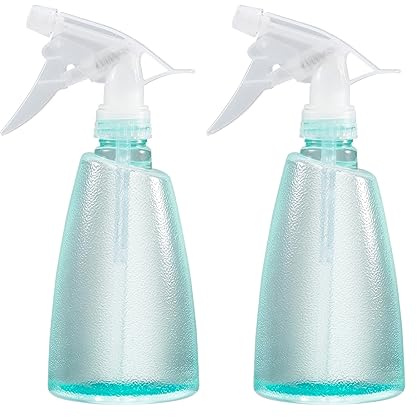 Nucelit 2 x 500 ml Sprühflaschen, nachfüllbar, Zerstäuber, Pflanzensprühflasche für Gartenarbeit, Friseure, Reinigungsflaschen, Pflanzenwasser, Haare, verstellbar