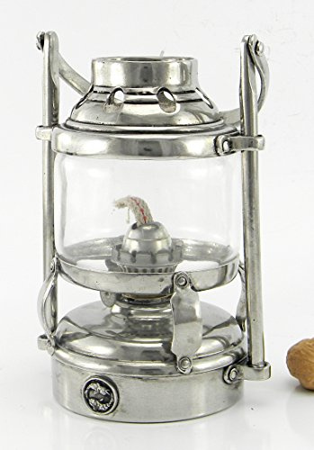 Lampen-Laterne Öl Seefahrt Sturm. Windschutzscheibe Anpassbare. Geschenkidee Italienisches Design, handgefertigt, fein Zinn. Made in Italy |Cavagnini - since 1999|