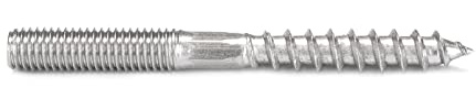 Stockschraube/Gewindeschraube M8 x 80mm aus Edelstahl V2A, für Holz inkl. metrischem Gewinde (M8 x 80mm, 8 Stück)