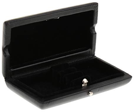 kesoto Oboe Reed Case Container Holder Aufbewahrungskoffer, Holz Blätteretui für 3 Stk. Oboe Reeds - Schwarz