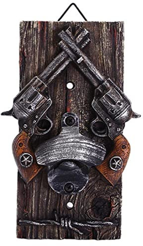 1 Pcs 8 Inch High Vintage Beer Opener Western Bar Wall Decor Bottle Opener Decoration Wall Hanger Can Opener