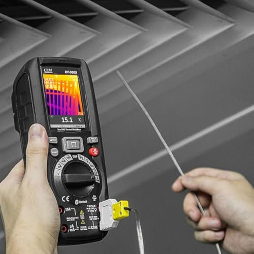 QDTimes Multimeter DT-9989 by CEM 50000 counts 2 in 1 High Accuracy Professional Digital Multimeter with Oscilloscope and Calibration(DT-9989)