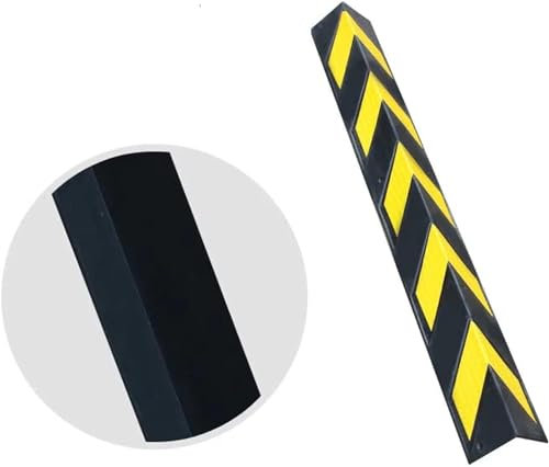 LNNW Protector de goma for parachoques de esquina de pared, protectores de pared de garaje, almacén de estacionamiento, tiras de seguridad amarillas para la Protección de Las Columnas de Garaje y Apa(