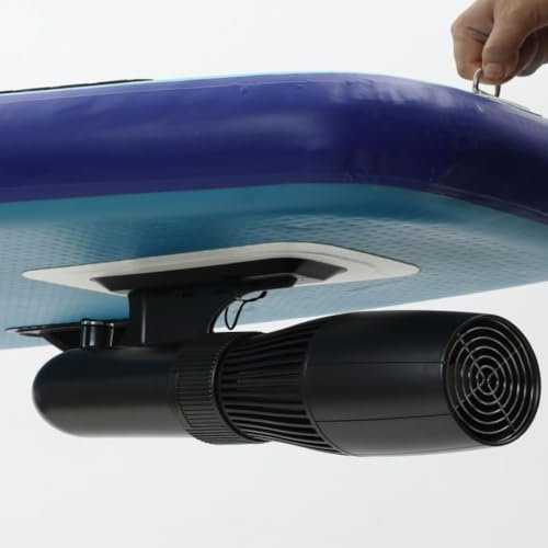 Camolech Unterwasserscooter 500W/10000 mAh, 130-Minuten Laufzeit, 10-Gang-Einstellbar (2,9-6,9 km/h), familienfreundlicher Unterwasser-Meer-Scooter für SUP-Paddelbrett, Pooltauchen und Schnorcheln