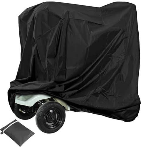 Cubierta protectora impermeable para scooter de movilidad 210D Oxford, cubierta universal para moto eléctrica, protección contra la lluvia para silla de ruedas (190 x 71 x 117 cm)