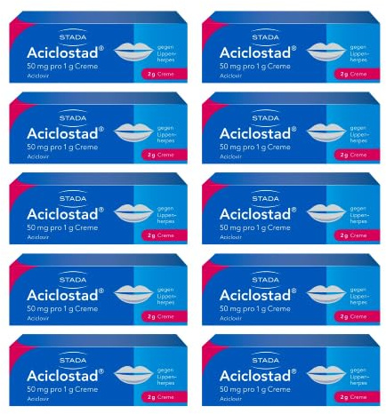 ACICLOSTAD Creme gegen Lippenherpes (10x2g)