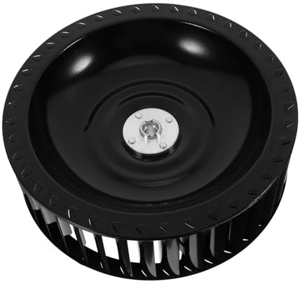 Range Hood Blower Wheel Replacement for Kitchen Exhaust Fans | Metal Construction, Shaft Depth 27mm, Black Finish, Suitable for Home Kitchens and Hotels