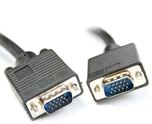 Zarivy Câble VGA 6 + 3 mâle, 5 m, haute qualité, compatible avec les moniteurs et projecteurs, idéal pour la connexion vidéo et les présentations.