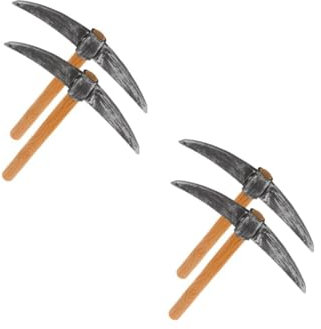 Ipetboom 2 Set Puntelli Di Piccone Pickexe Giocattolo Per Puntello Di Piccone Finto Puntello Di Vanga Cosplay Di Di Schiuma Maniglia Nani Plastica 2 Pezzi * 2