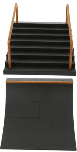 Yardwe Finger Skateboard Rampe Aus Kunststoff Kinder Skatepark Zubehör Spielzeug Für Fingerskateboard Training Und Fingersport Partygeschenk