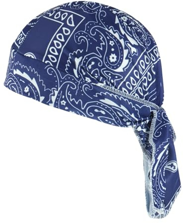 DAMILY Bandana Cap Kopftuch Herren und Damen Sommer für Radfahren Laufen | Atmungsaktive Sports Mützen Kopfbedeckung Fahrradkappe Durag Für Outdoor-Sport