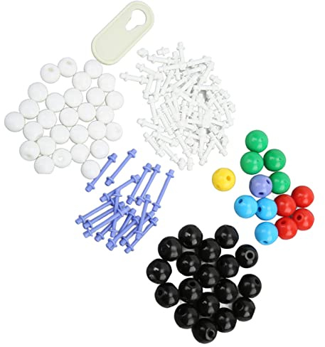 Kit de Modèle Moléculaire 240 Pièces – pour Enseignement de la Chimie, Apprentissage Visuel et Pratique