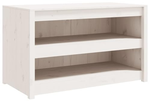 Gecheer Outdoor Kitchen Cabinet White 106x55x64 cm Solid Wood Pine kitchen cabinets Model832334