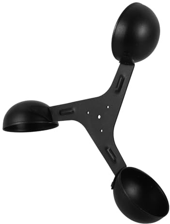 Gatuida Anemometer Cup Wind Measurement Tool for Air Flow Replacement Cup Professional Use in Weather Stations Anemometer Sensor Design