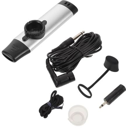 HEMOTON Musikinstrument Kazoo Flöte Leicht Zu Lernen Kazoo Gitarrenpartner Silver
