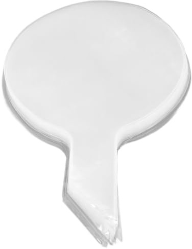 SIXRUN 50 Stück Bobo-Ballons, 45 cm Transparente PVC Klare Bobo-Bälle für Hochzeitsdekoration, mit Schlichtem Stilvollem Design für Verlobungen und Heiratsanträge