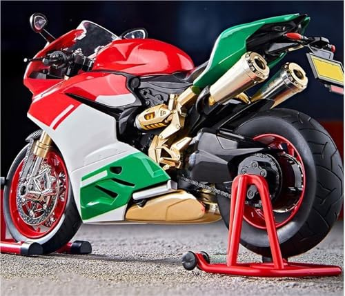 För 1199 Panigale Legering Motorcykelmodell Leksaksfordon Samling Terrängmotorcykel Leksaksbil 1:9