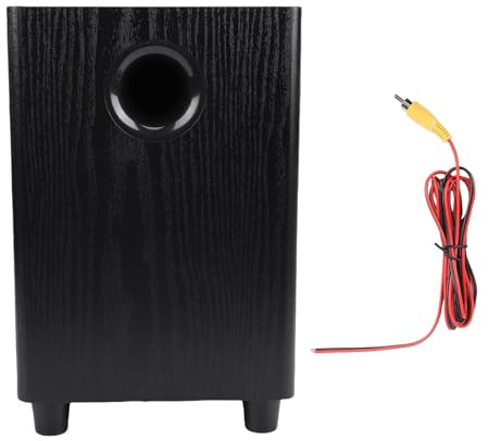 Risegun-Subwoofer pasivo, Amplificador de Altavoz de Graves, 100W, para Fiesta de Cine en casa, Plug and Play