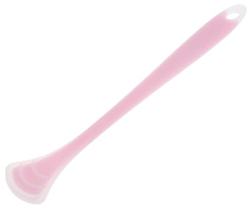 TOVINANNA Strumento per Pulizia della Lingua in Silicone Design Ergonomico, Raschietto Portatile per Rimuovere Corpi Estranei e Migliorare Comfort Orale, per Viaggi e Casa