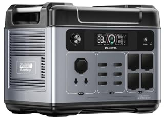 OUKITEL P2001 Plus Centrale Elettrica Portatile 2048Wh, Generatore Solare Batteria LiFePO4, 4 prese AC da 2400 W (4800 W Pic), Ricarica Rapida da 0 a 80% in 1 H per Casa Campeggio Emergenza, APP