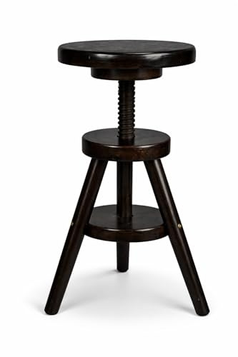 Magnetic Mobel Tabouret à vis Solide Petit déjeuner Cuisine Nouveau hêtre (Noyer)
