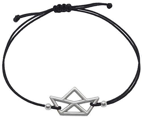 Selfmade Jewelry Armband Damen Boot Größenverstellbares Makramee Armbändchen Handgemacht in Deutschland Inkl. Geschenk-Verpackung