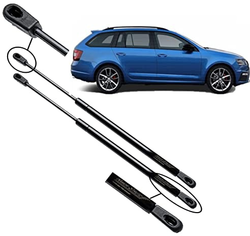 Ramor Strutz 2x Gasfeder Dämpfer Heckklappe Kompatibel mit Skoda Octavia Mk2 Combi 1Z5 2004-2013. Gasdruckfeder Heckklappendämpfer. Ersatz für 1Z9827550 und Andere.