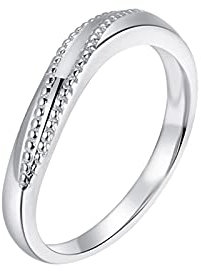 KnBoB Platin 950 Herren Ringe Niet Hochzeit Ringe Gr. 57 (18.1)