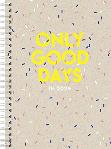 rido/idé Wochenkalender „Good Days“ 2024 2 Seiten = 1 Woche A5 natur