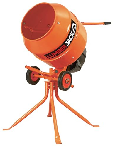 Lumberjack Cement Mixer 240v Electric Concrete Mixer Mixers 135 Litre 550W
