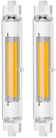 R7S LED 118mm 30w Dimmbar Glühbirne, 30W R7S LED Leuchtmittel 118mm ersatz für 200w 300w J118mm Halogenstab, R7S LED Lampen Neutralweiß 4000K, 3000LM, 360°Abstrahlwinkel, Kein Flackern, 2er Pack