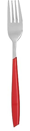 Forchetta tavola sfusa rosso in acciaio inox Silhouette rosso Tavola