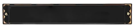 Mundharmonika Professionelle Mini 24 Löcher Tremolo Mundharmonika Ton KeyC Harfe Mund Orgel Musikinstrumente(Black)