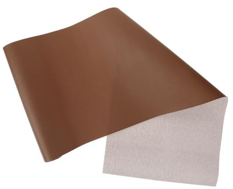 HAWILLOSCH Leder-Bastelset 1 Blatt Kunstleder zum Nähen von 20 x 120 cm
