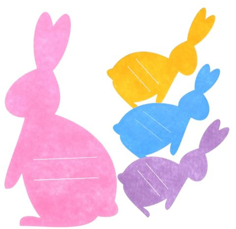 Cabilock Besteck-aufbewahrungstasche Mit Osterhasen- Gabeltaschen Besteckbeutel-set Für Den Esstisch
