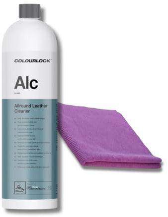 wortek Lederreinungsset aus Koch Chemie Allround Leather Cleaner 1L ALC inkl Microfaser Poliertuch Boot Leder Pflege Schiff Leder Reinigung Yacht Leder Reiniger