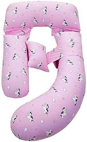 Cuscino per la Gravidanza, Cuscini per la Gravidanza, Cuscino per Il Corpo, Cuscino per maternità per Donne Incinte, Cuscino Comfort con Cotone Lavabile e sfoderabile