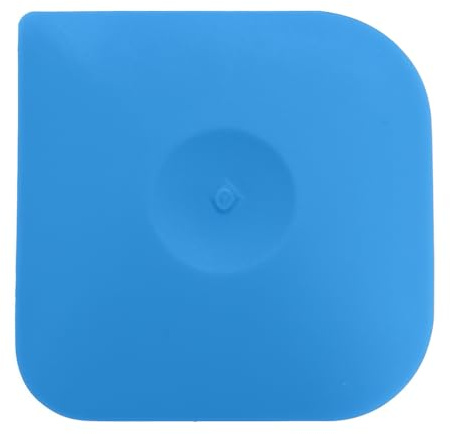 Professional Kitchen Cleaning Pan Scraper, Plastic Nylon Material, Non-Scratch, 6 x 6 cm - Blue
